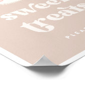 Little Dumpling Bao Dim Sum Sweet Treats Sign Poster (Hoek)