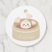 Little Dumpling Birthday Bedankt Bedankjes Labels (Voorkant)