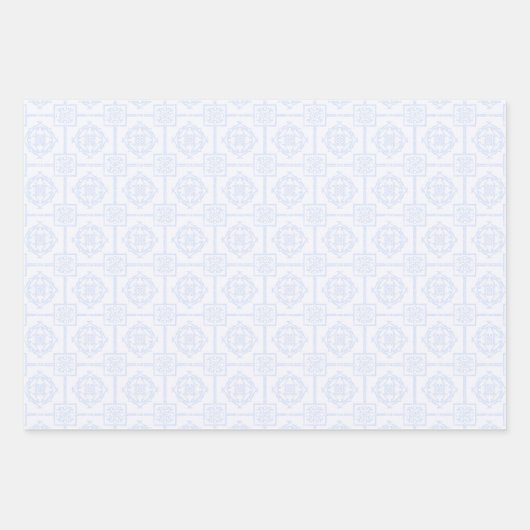 Little Dumpling Blue Waterverf Boy Baby shower Wr Inpakpapier Vel (Voorkant 3)