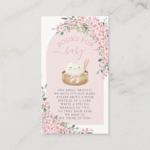Little Dumpling Cherry Blossoms Boeken voor Baby Informatiekaartje