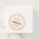 Little Dumpling Dim Sum Baby shower Bedankjes Labels (In situ)
