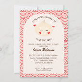 Little Dumpling Dim Sum Baby shower Kaart (Voorkant)