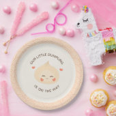 Little Dumpling Dim Sum Baby shower Papieren Bordje (Feest)