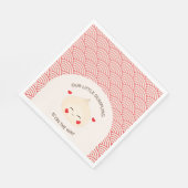 Little Dumpling Dim Sum Baby shower Servet (Hoek)