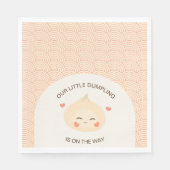 Little Dumpling Dim Sum Baby shower Servet (Voorkant)