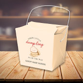 Little Dumpling Genderneutraal Kawaii-Baby shower Bedankdoosjes