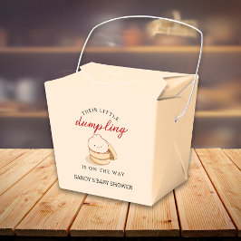 Little Dumpling Genderneutraal Kawaii-Baby shower Bedankdoosjes