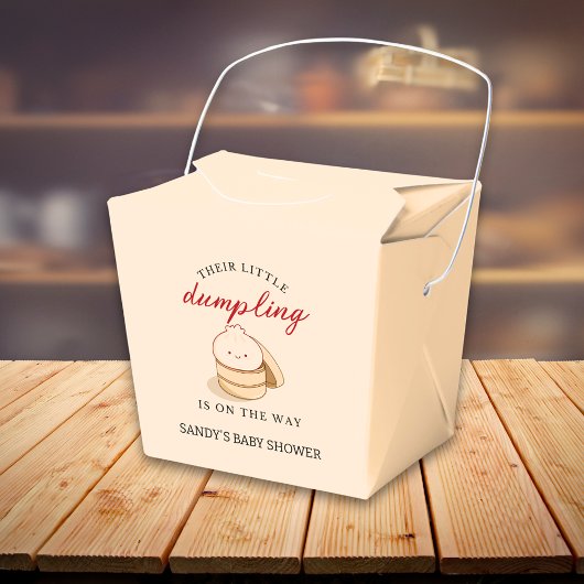 Little Dumpling Genderneutraal Kawaii-Baby shower Bedankdoosjes