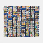 Little Dutch souvenirs and gifts - shoes windmills Fleece Deken (Voorkant (Horizontaal))