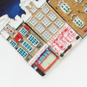 Little Dutch souvenirs and gifts - shoes windmills Fleece Deken (Hoek)