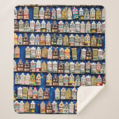 Little Dutch souvenirs and gifts - shoes windmills Sherpa Deken (Voorkant)