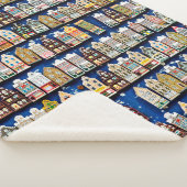 Little Dutch souvenirs and gifts - shoes windmills Sherpa Deken (3/4)