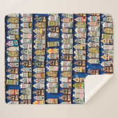 Little Dutch souvenirs and gifts - shoes windmills Sherpa Deken (Voorkant (horizontaal))