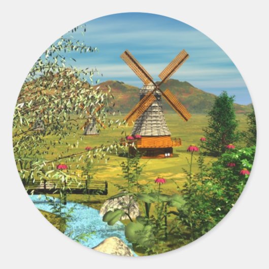 Little Dutch Wunder Bag Ronde Sticker (Voorkant)