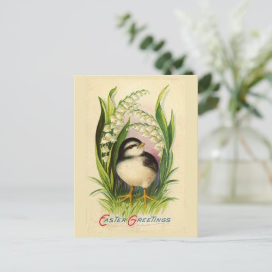 Little Easter Bird  Briefkaart (Staand voorkant)