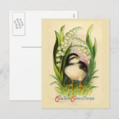 Little Easter Bird  Briefkaart (Voorkant / Achterkant)