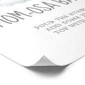 Little Elephant Boy Baby shower Ma-osa Bar Sign Poster (Hoek)