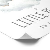 Little Elephant Boy Little Peanut Baby shower Poster (Hoek)