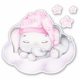 Little Elephant Cute Animal Sticker