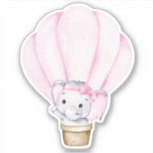Little Elephant Cute Animal Sticker (Voorkant)