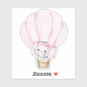 Little Elephant Cute Animal Sticker (Vel)