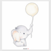 Little Elephant Cute Animal Sticker (Vel)