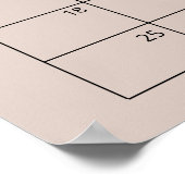 Little Elephant eens Due Date Calendar Poster (Hoek)