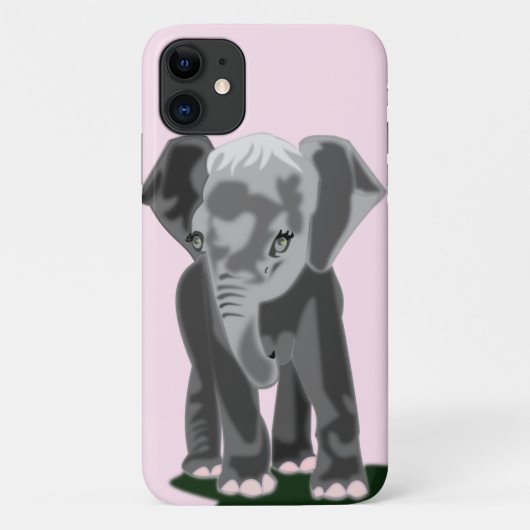 Little Elephant iPhone Case - Kies kleuren (Achterkant)