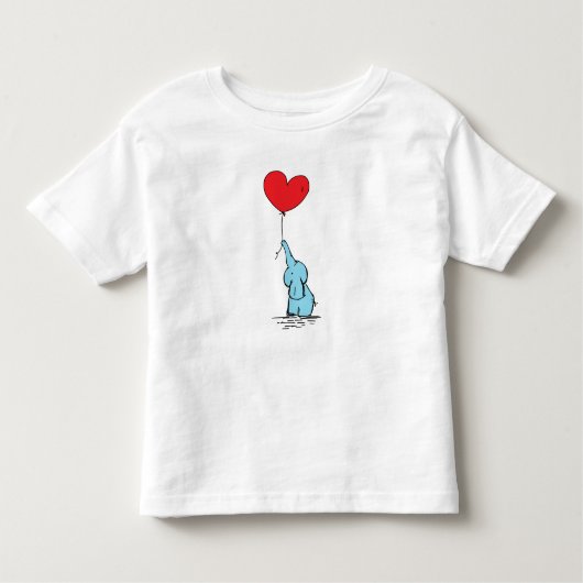 Little Elephant Love Balloon T-shirt (Voorkant)
