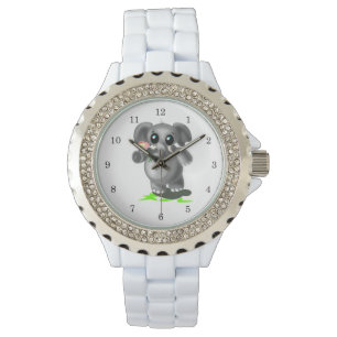 Little Elephant met Flower Watch Gift Horloge