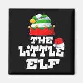 Little Elf Family Matching Christmas Group Pajama  Magneet (Voorkant)