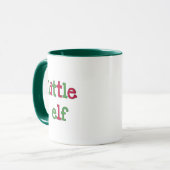 Little Elf Holiday T-shirts en Gifts Mok (Voorkant links)