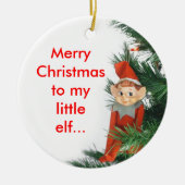 Little Elf Keramisch Ornament (Voorkant)