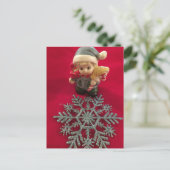 Little Elf ~ KerstBriefkaart Briefkaart (Staand voorkant)