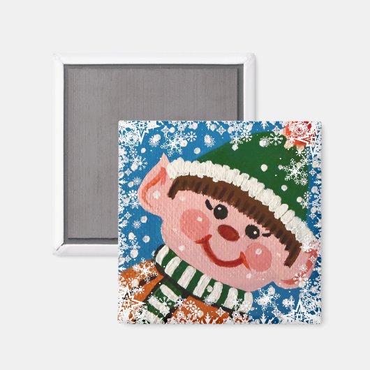 Little Elf  Magneet (Voorkant / Achterkant)