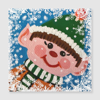 Little Elf Magnet Card
