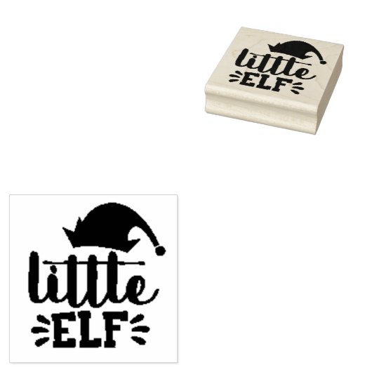 Little Elf Rubberstempel (Gestempeld)
