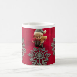 Little Elf Silver Snowflake Coffee Mok