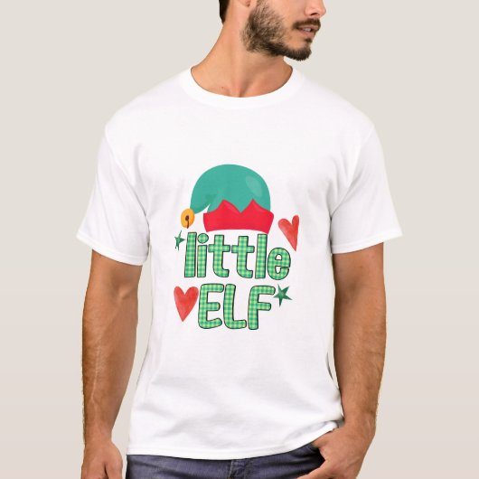 Little Elf Xmas Gift T-Shirt (Voorkant)