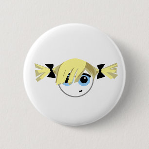 Little Emo Girl Ronde Button 5,7 Cm