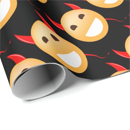 Little Emoji Devil Cadeaupapier (Rol Hoek)