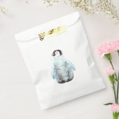 Little Emperor Penguin Watercolor Bedankzakje (Gezegeld)