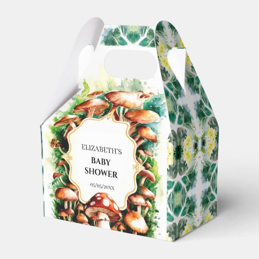 Little Enchanted Mushroom Baby shower Bedankdoosjes (Voorkant Zijde)