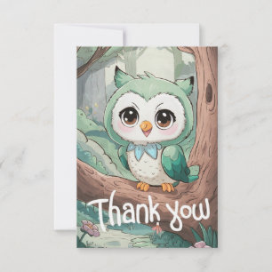 Little Enchanted Uil Bedankkaart