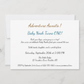 Little Explorer 1e verjaardagsfeestje Kaart (Achterkant)