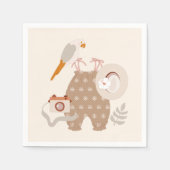 Little Explorer Adventure Awaits Boho Cocktail Servet (Voorkant)