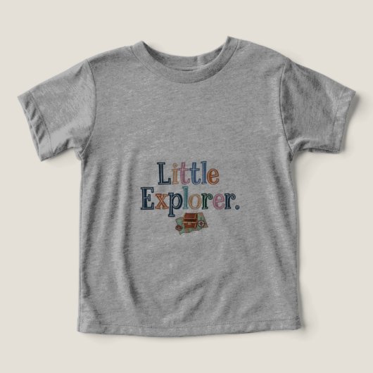 Little Explorer Adventure T-shirt (Design voorkant)