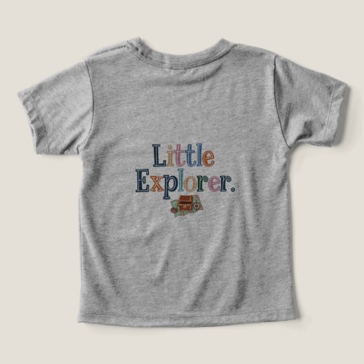 Little Explorer Adventure T-shirt (Design achterkant)