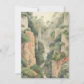 Little Explorer Adventure Tomb Canyon Verjaardag Kaart (Achterkant)