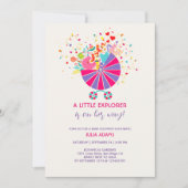 Little Explorer Baby Shower Uitnodiging (Voorkant)